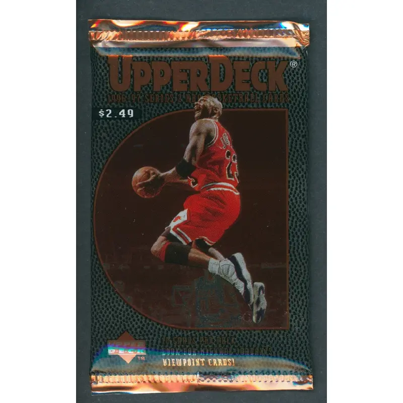 1996/97 Upper Deck Basketball Unopened Series 2 Pack (Retail) (/10)