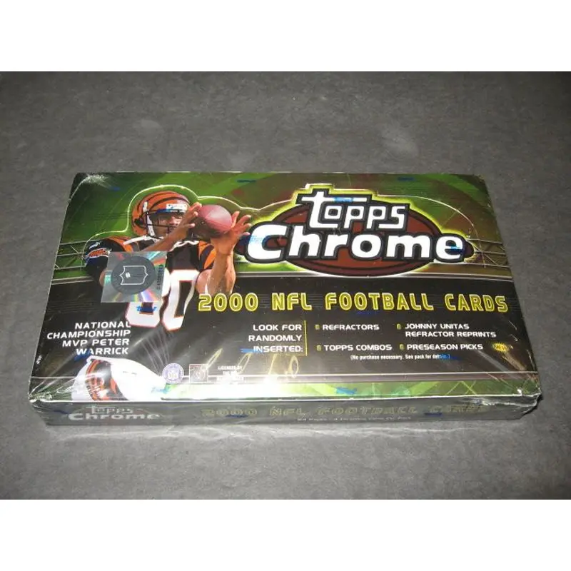 2000 Topps Chrome Football Box (Retail)