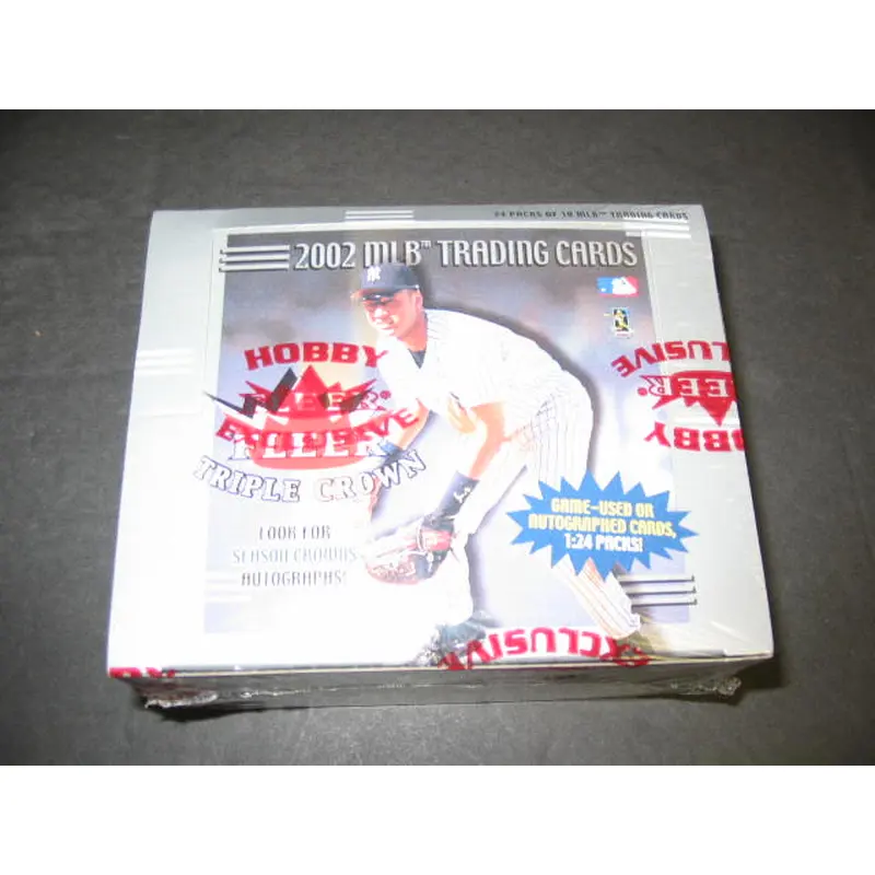 2002 Fleer Triple Crown Baseball Box (Hobby)