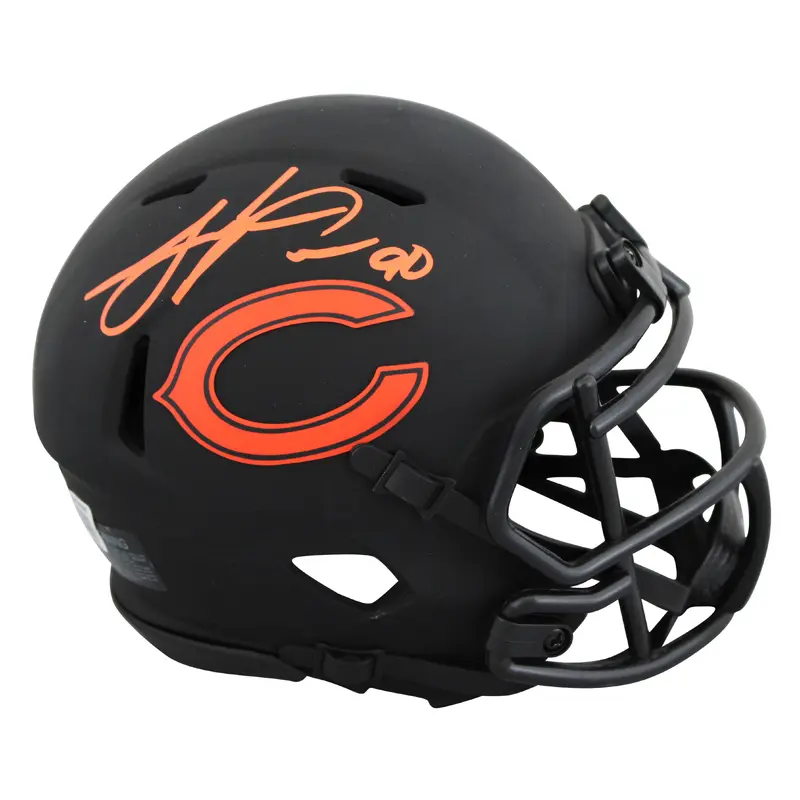 Bears Julius Peppers Authentic Signed Eclipse Speed Mini Helmet BAS Witnessed