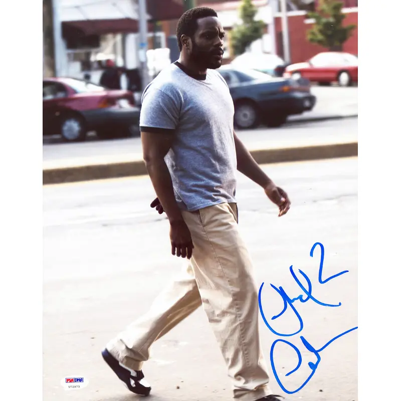 Chad Coleman The Walking Dead Authentic Signed 11x14 Vertical Photo PSA #U72973
