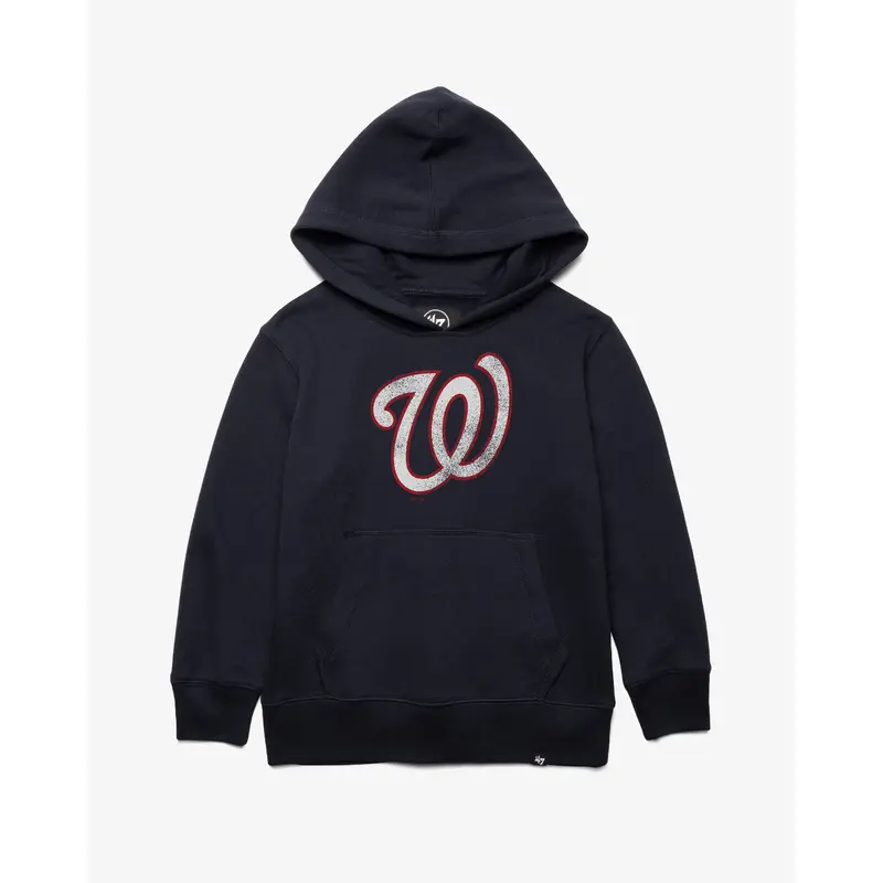 WASHINGTON NATIONALS DISTRESSED IMPRINT '47 HEADLINE HOOD KIDS