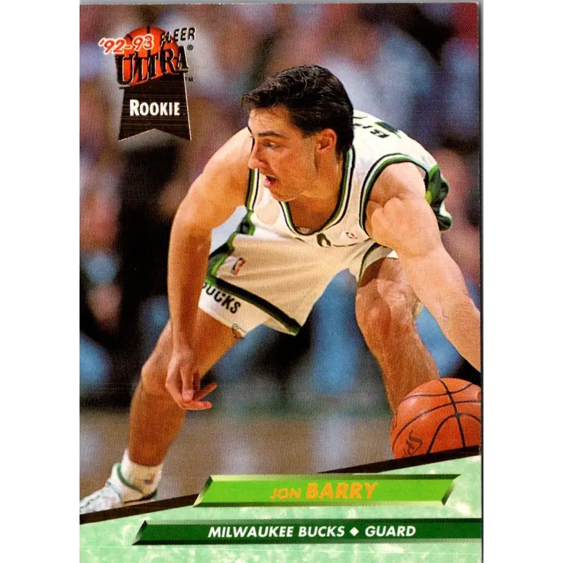 1992 Ultra Jon Barry #296 Rookie