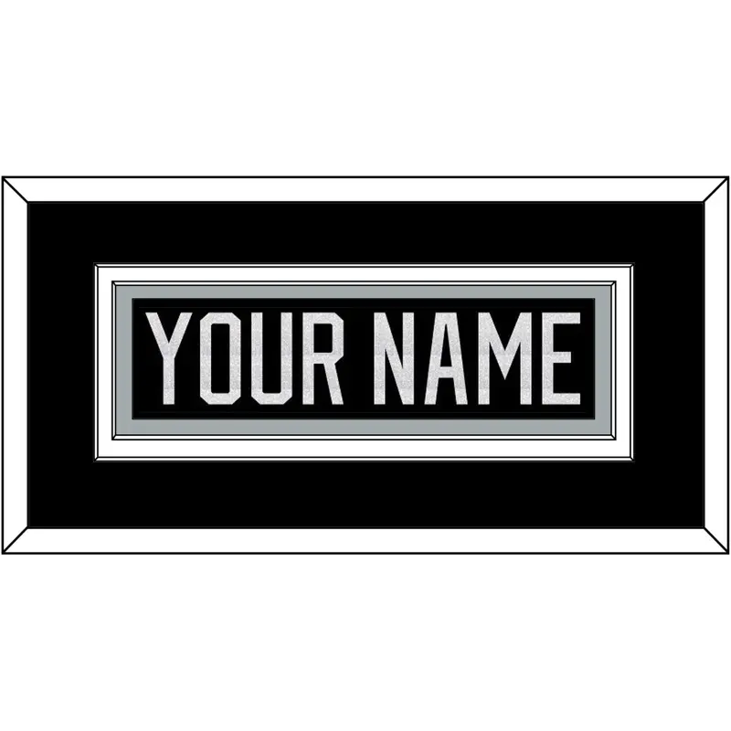 Los Angeles Nameplate - Home Black - Double Mat 2