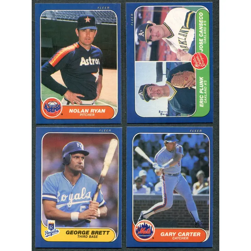 1986 Fleer Baseball Complete Set EX/MT NM/MT (660) (23-296)