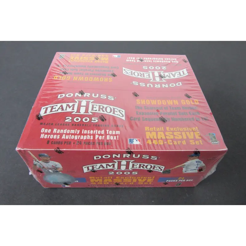 2005 Donruss Team Heroes Baseball Box