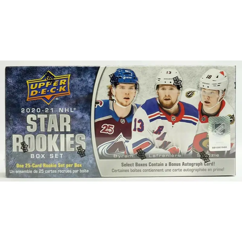 2020-21 Upper Deck NHL Star Rookies Hockey Box Set