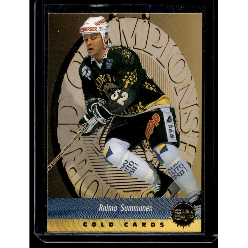 1995-96 Sisu - Gold Cards - Raimo Summanen #22