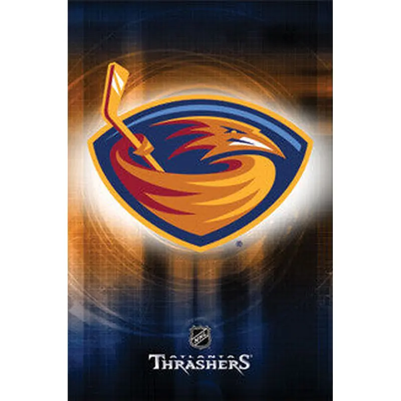 Atlanta Thrashers Official NHL Team Logo Poster - Costacos Sports