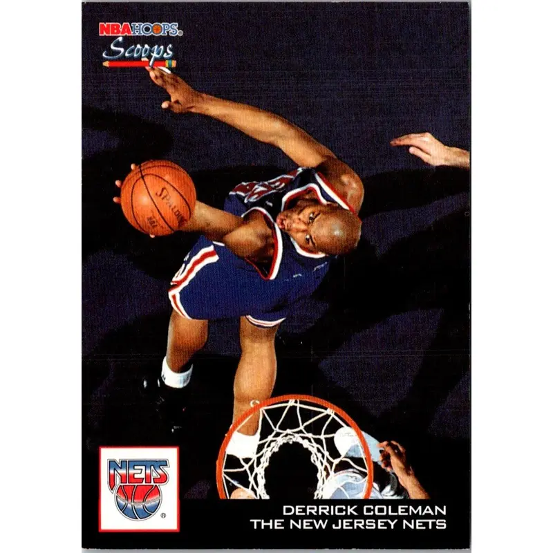 1993 Hoops Scoops Derrick Coleman #HS17