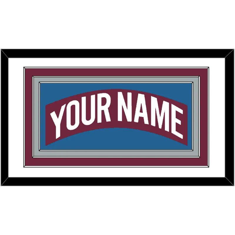 Colorado Nameplate - Road Burgundy (1999-2001) - Triple Mat 1