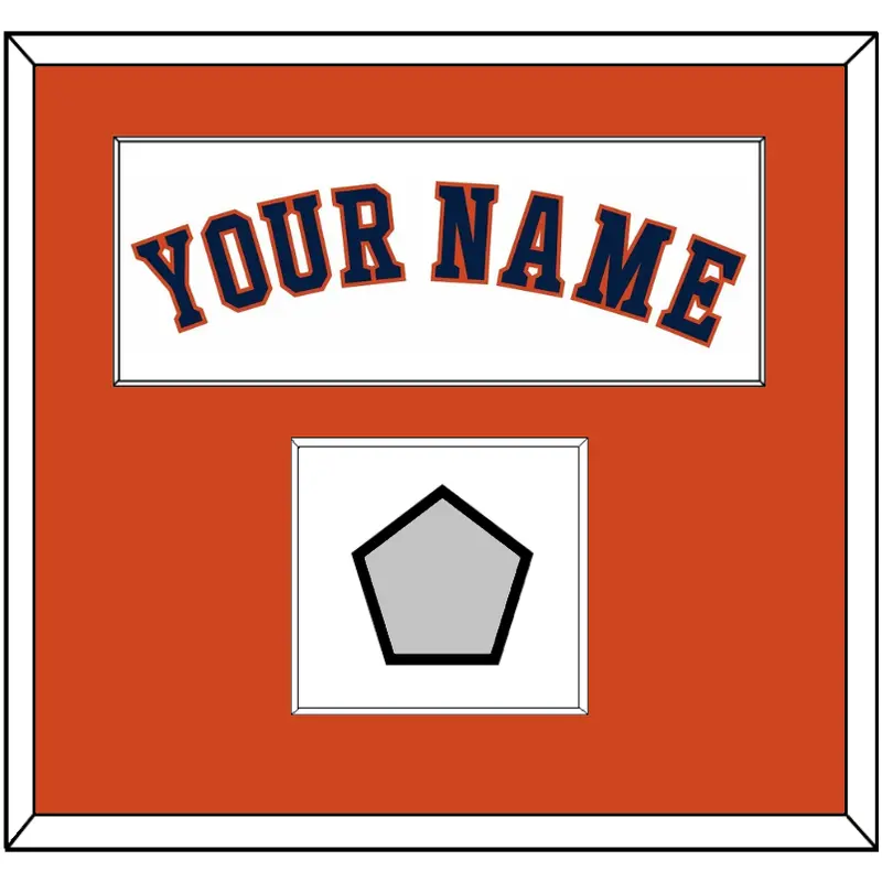 Houston Name & World Series Jersey Patch - Home White - Single Mat 2