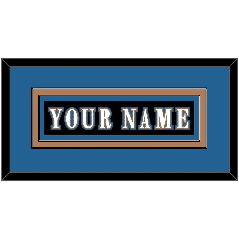 Washington Nameplate - Alternate Black - Double Mat 3