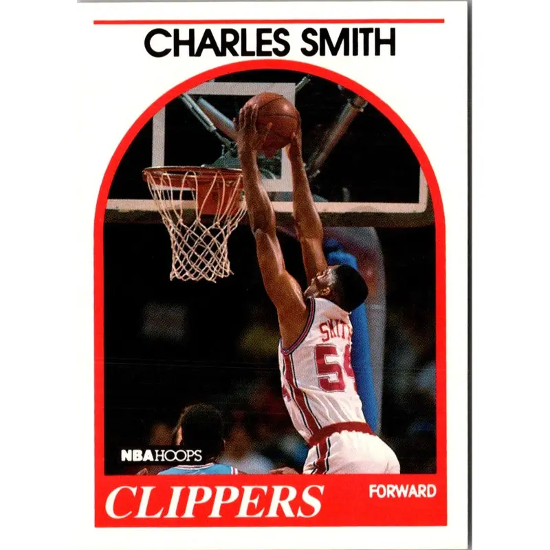 1989 Hoops Charles Smith #262 Rookie