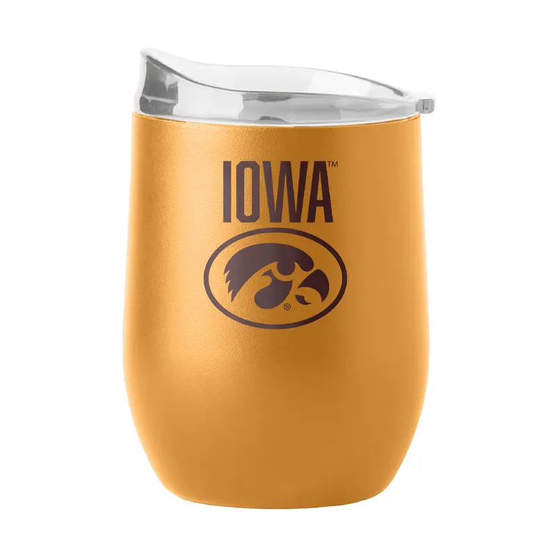 Iowa 16oz Huddle Powder Coat Curved Beverage