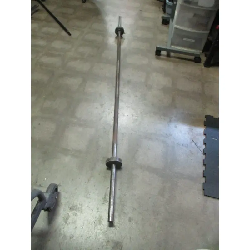 Used Vintage 80" Standard Bar with Collars 25lbs total weight