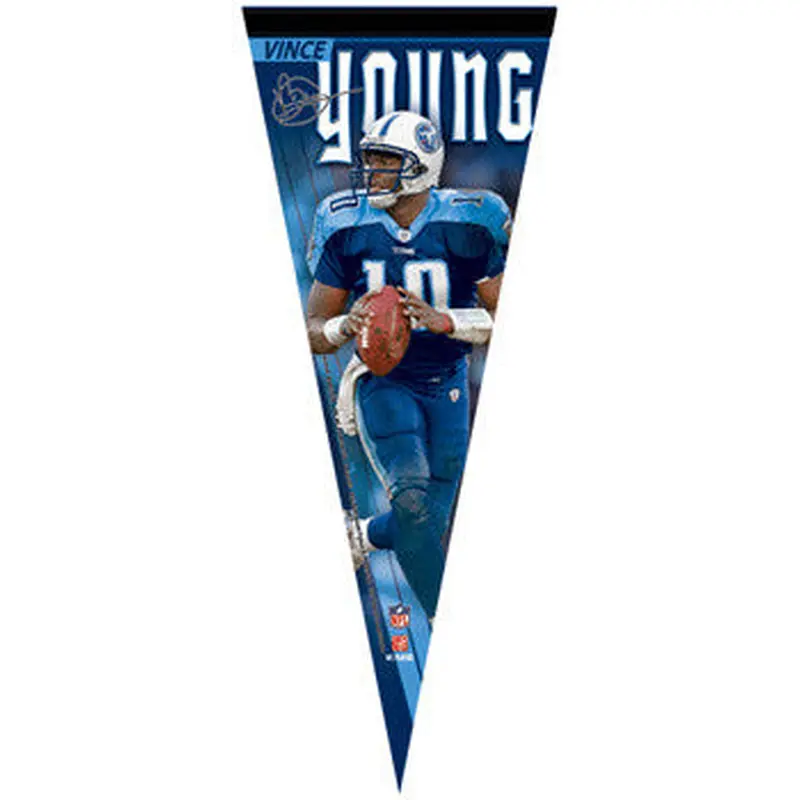 Vince Young "Signature" Premium Felt Collector's Pennant LE /2008