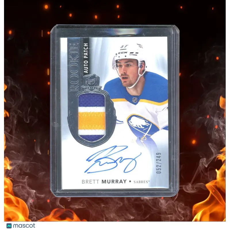 2021-22 Upper Deck The Cup Brett Murray Patch Rookie Auto 052/249 #118