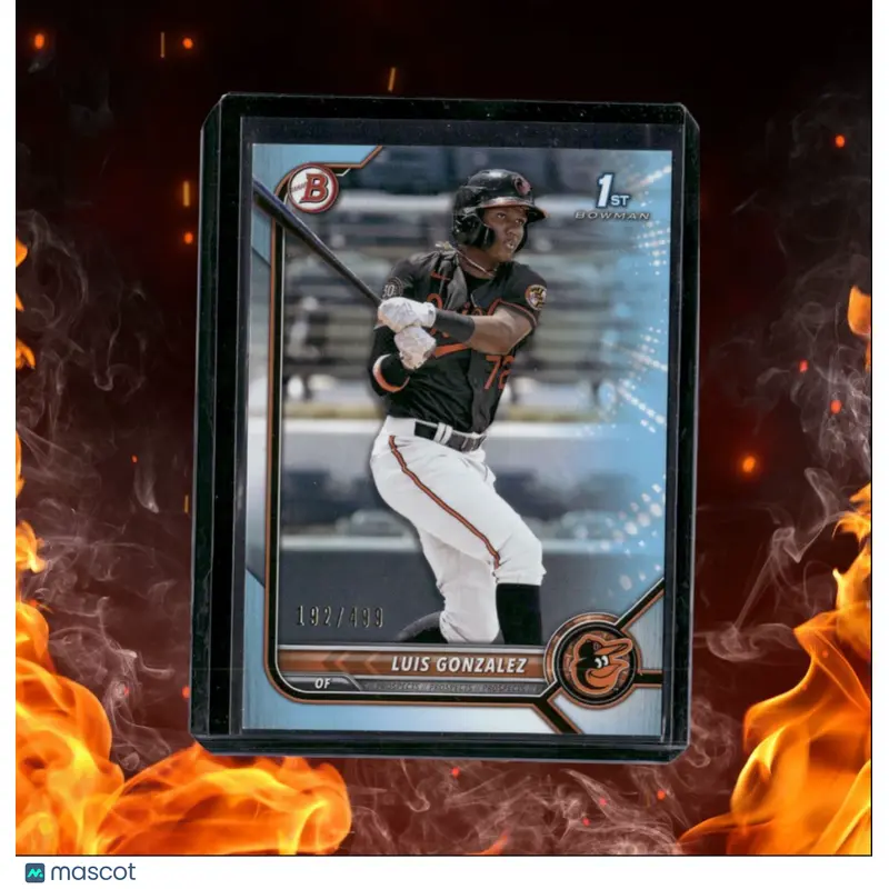 2022 Bowman Prospects Luis Gonzalez 1st Prospect Sky Blue 192/499 #BP-125