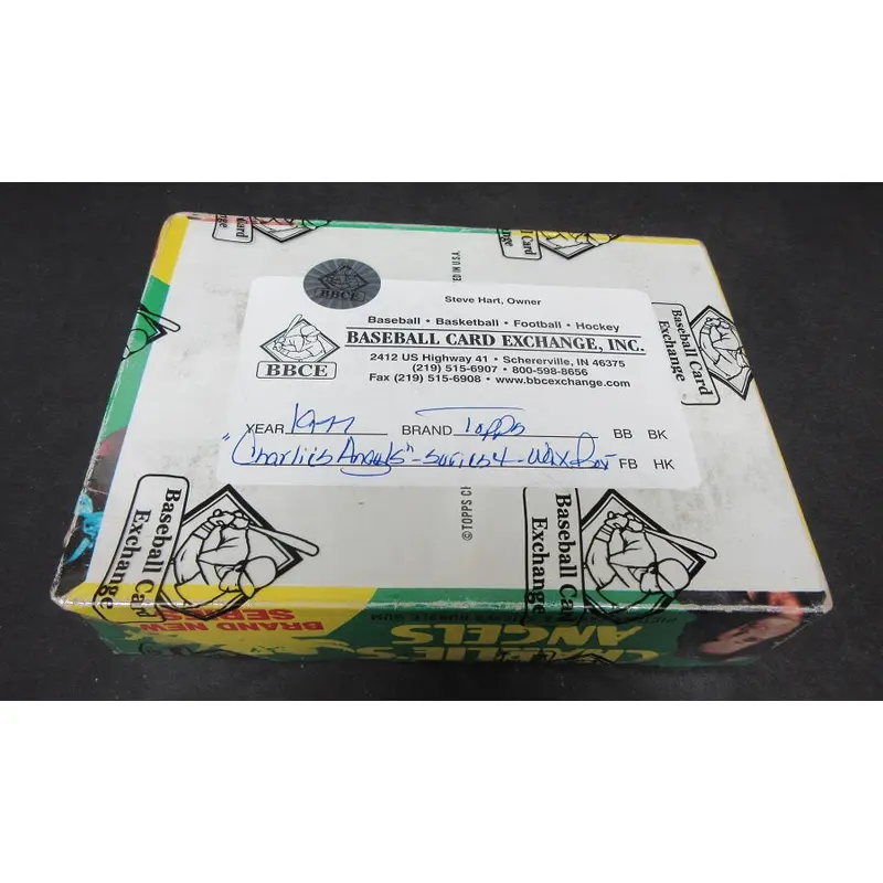1977 Topps Charlie's Angels Unopened Series 4 Wax Box (Authenticate)