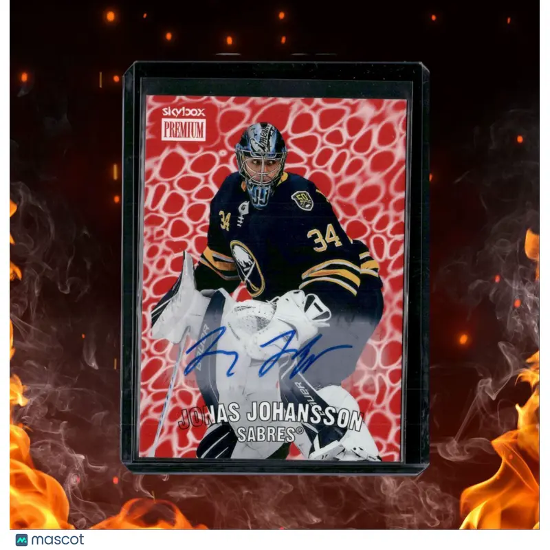 2020-21 Skybox Metal Universe Jonas Johansson Retro Premium Prospects Rookie