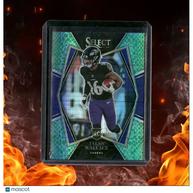 2021 Panini Select Tylan Wallace Dragon Scale Prizm Rookie 25/89 #178