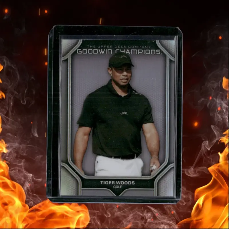 2024 Upper Deck Goodwin Champions Tiger Woods Platinum Rainbow #P2
