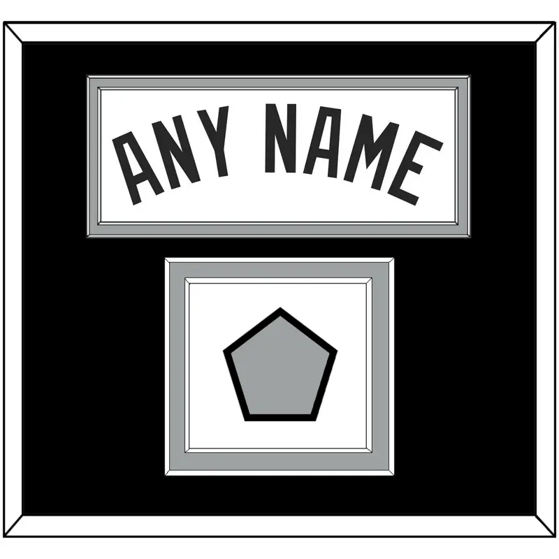 San Antonio Name & Champions Banner Patch - Home White (1989-2002) - Double Mat 2