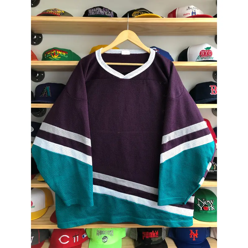 Vintage Anaheim Mighty Ducks Blank Hockey Jersey Size 2XL