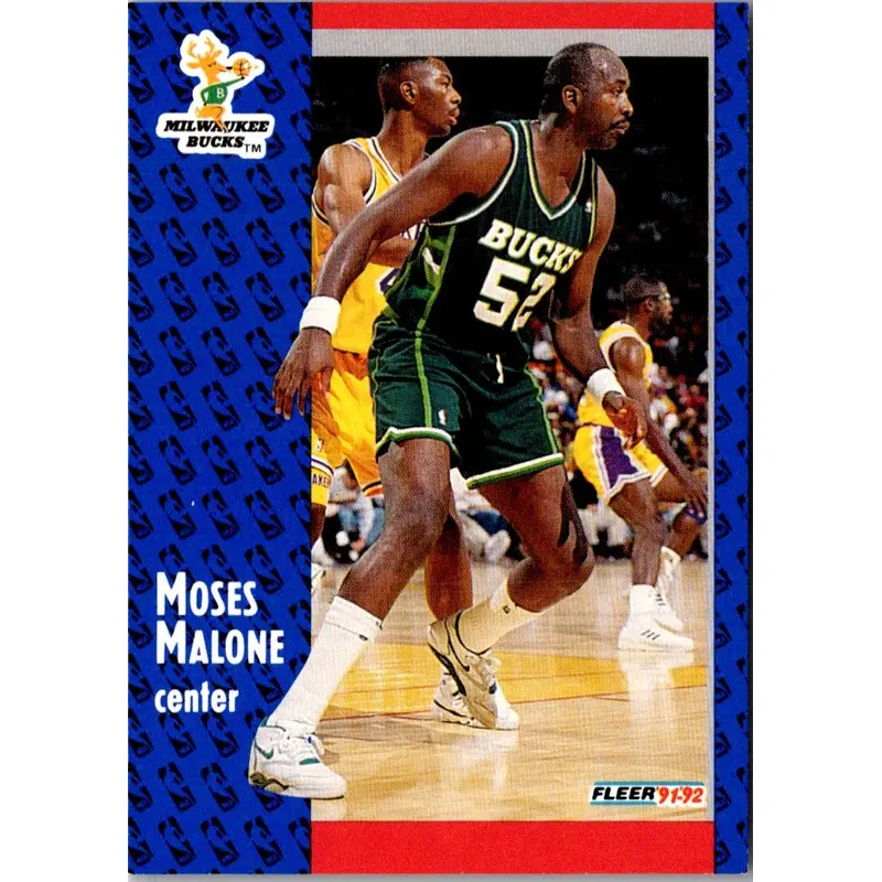 1991 Fleer Moses Malone #315