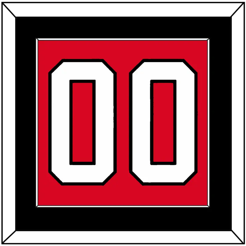 Canada Mens Hockey Number - 2010 Olympics Road Red - Single Mat 2