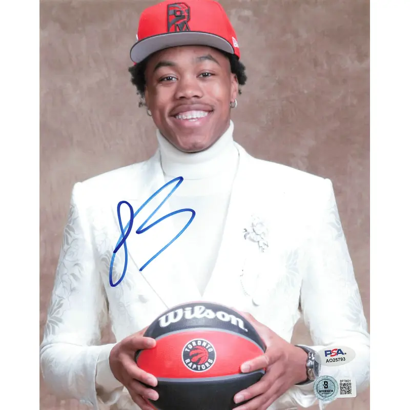 Scottie Barnes signed 8x10 photo PSA/DNA Toronto Raptors Autographed