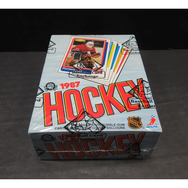 1986/87 OPC O-Pee-Chee Hockey Unopened Wax Box (Tape) (BBCE)