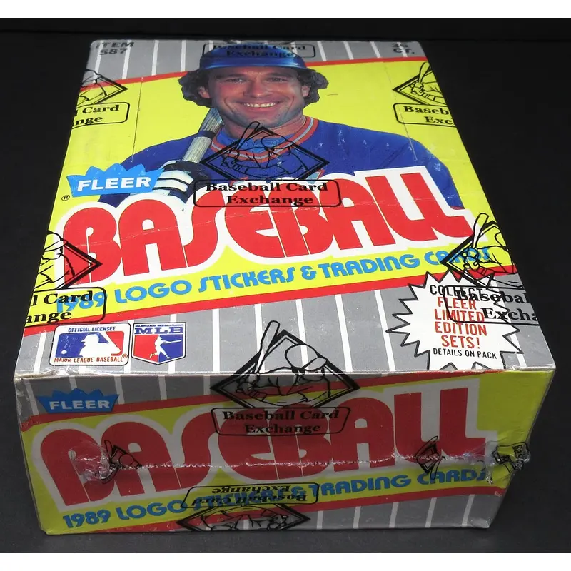 1989 Fleer Baseball Unopened Wax Box (FASC) (Code 90412)