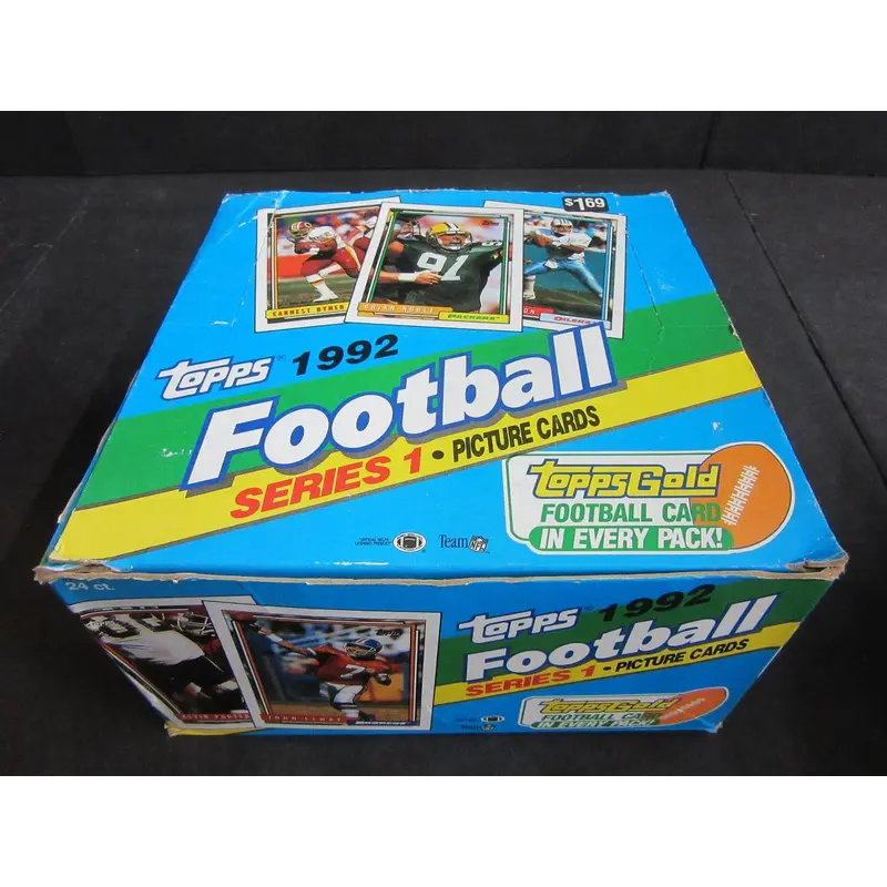 1992 Topps Football Series 1 Jumbo Box