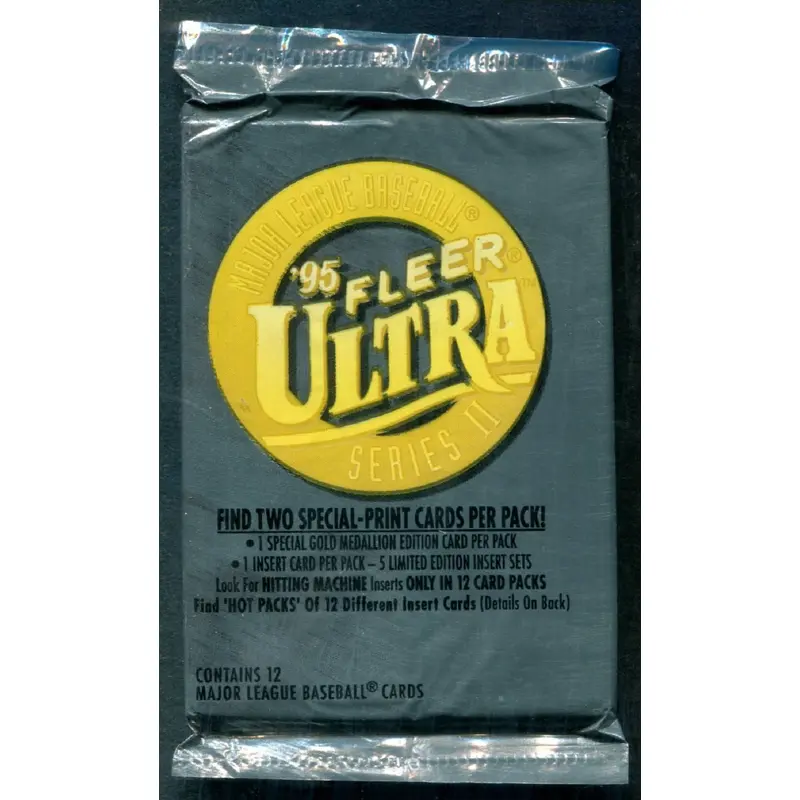1995 Fleer Ultra Baseball Unopened Series 2 Pack (12)