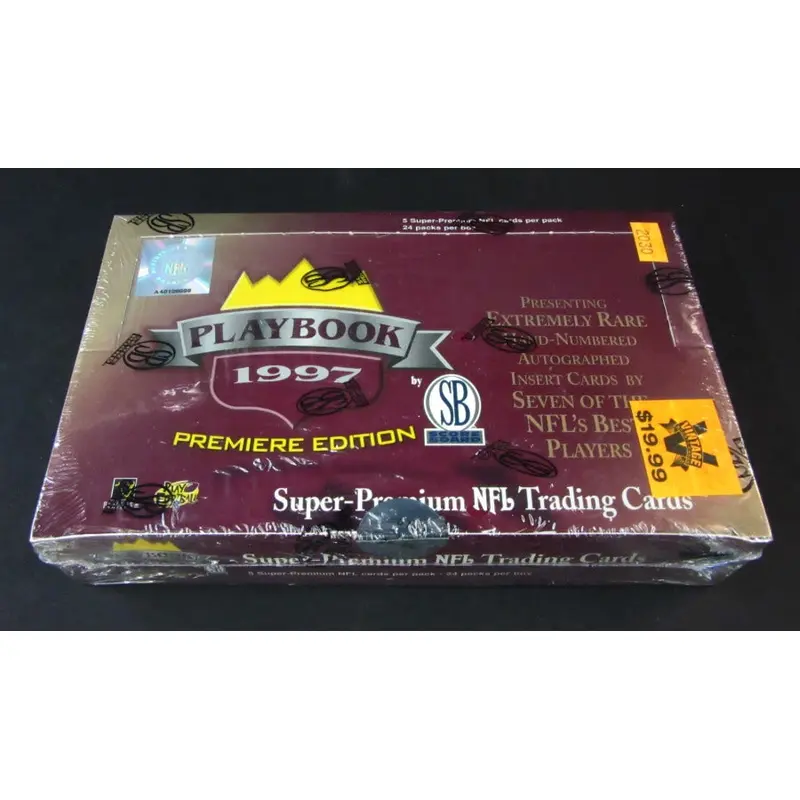 1997 Score Board Playbook Football Box