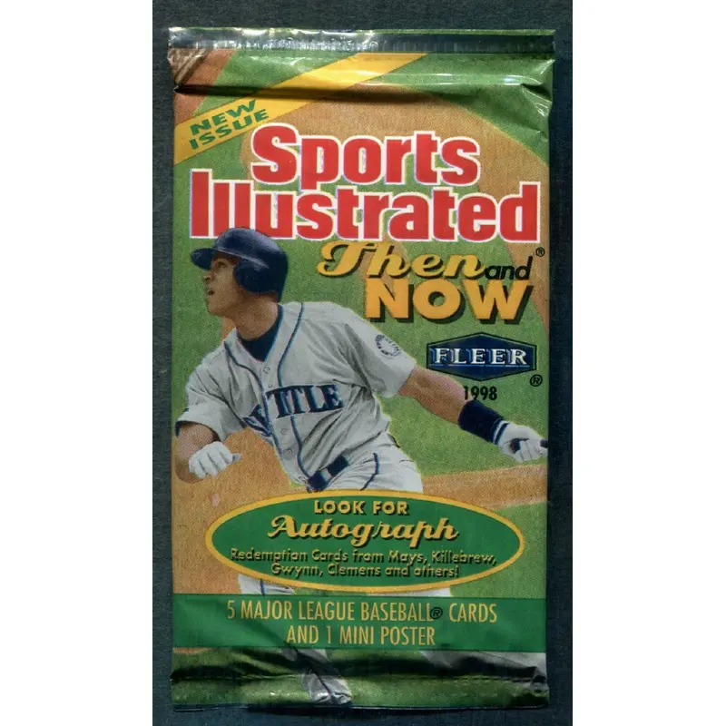 1998 Fleer Sports Illustrated Then and Now Baseball Pack