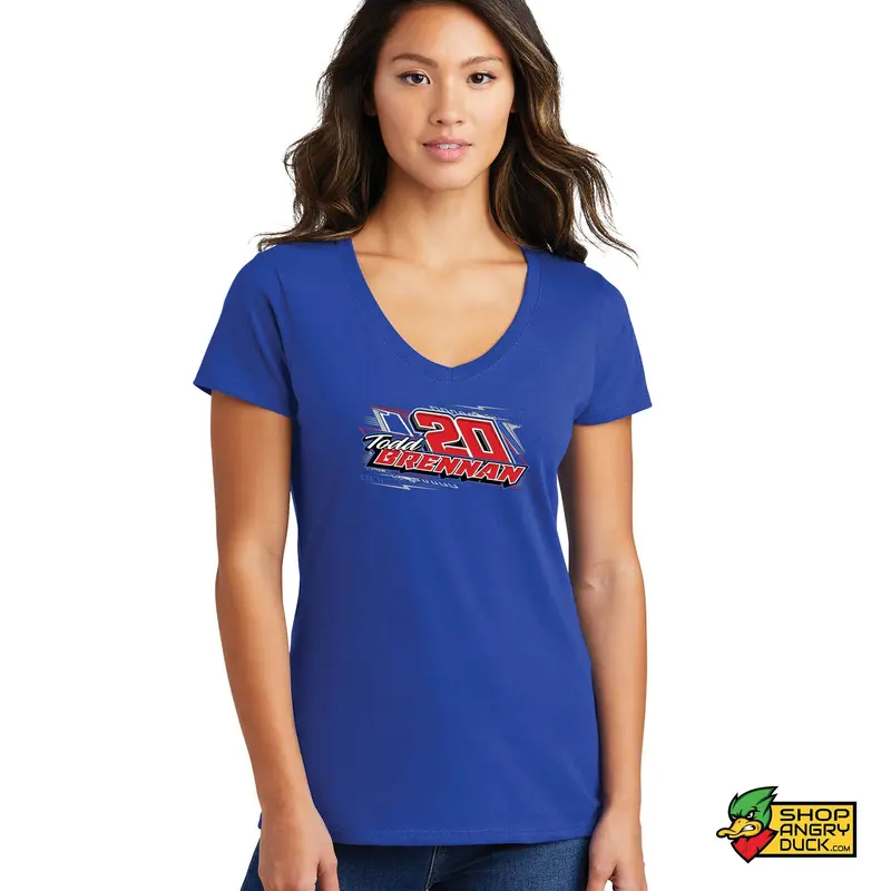 Todd Brennan Racing 2025 Ladies V-Neck T-Shirt