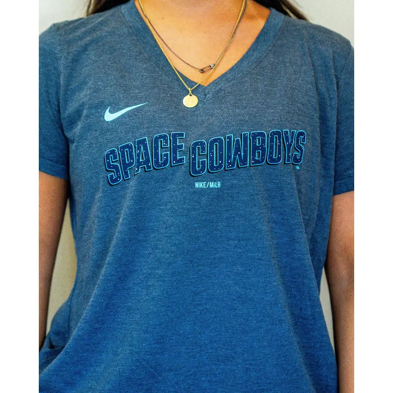 Sugar Land Space Cowboys Nike Women's Tee V-neck Triblend