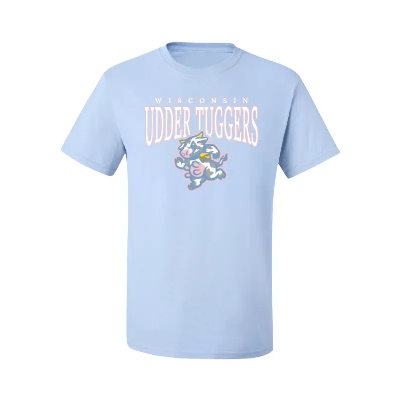 Wisconsin Udder Tuggers Cotton Candy Tee