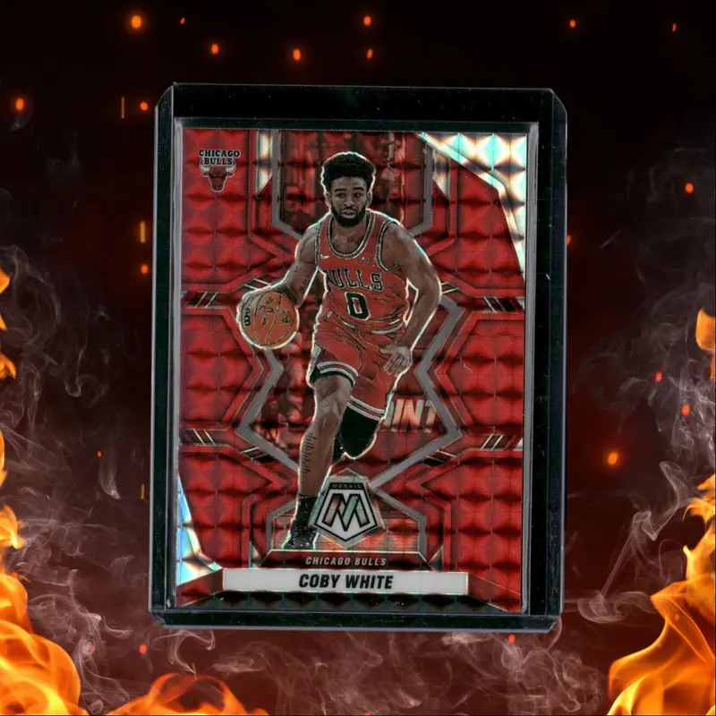 2021-22 Panini Mosaic Coby White Red Mosaic #7