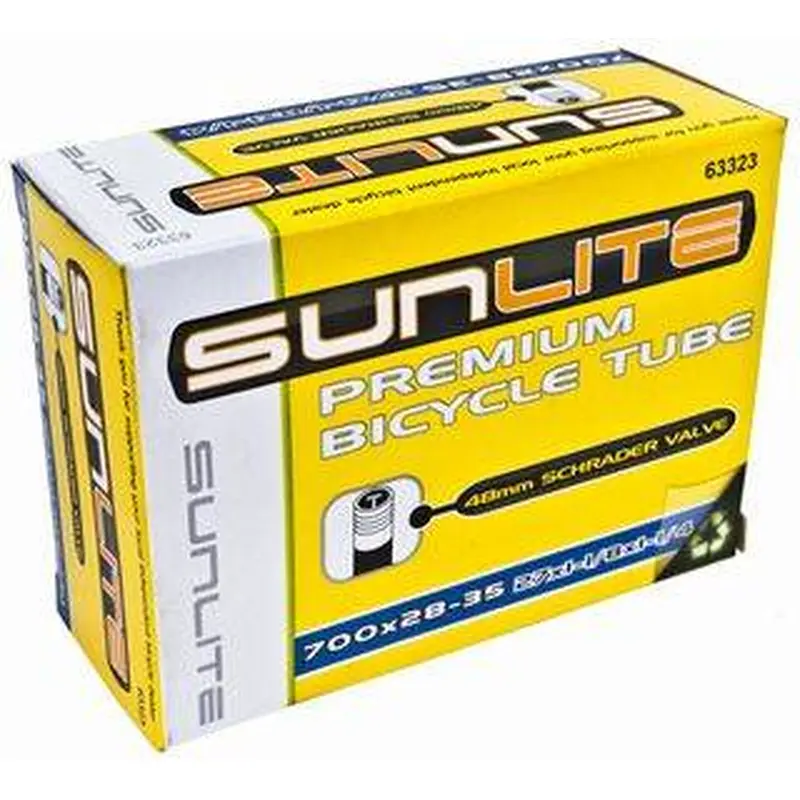 NEW Sunlite Bicycle Tube 700 x 28-35SV 48mm