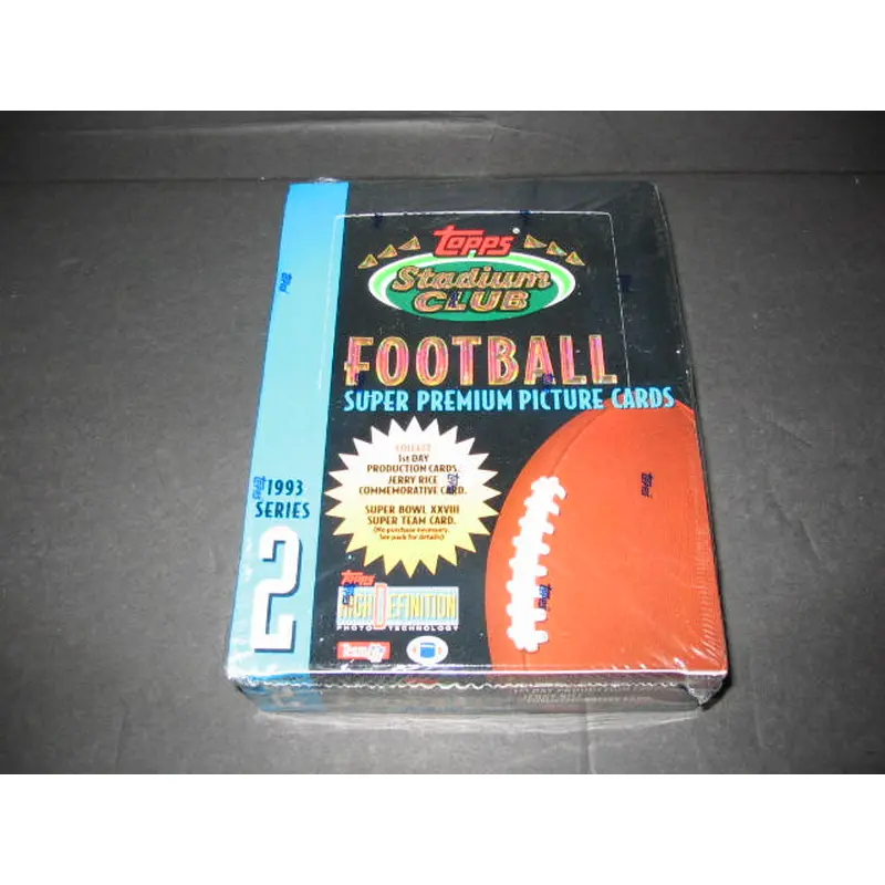 1993 Topps Stadium Club Football Series 2 Box