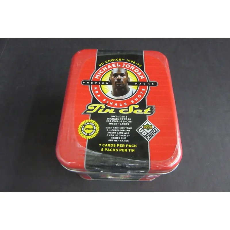 1998/99 UD Choice Basketball Michael Jordan NBA Final Shots Factory Set (Tin)