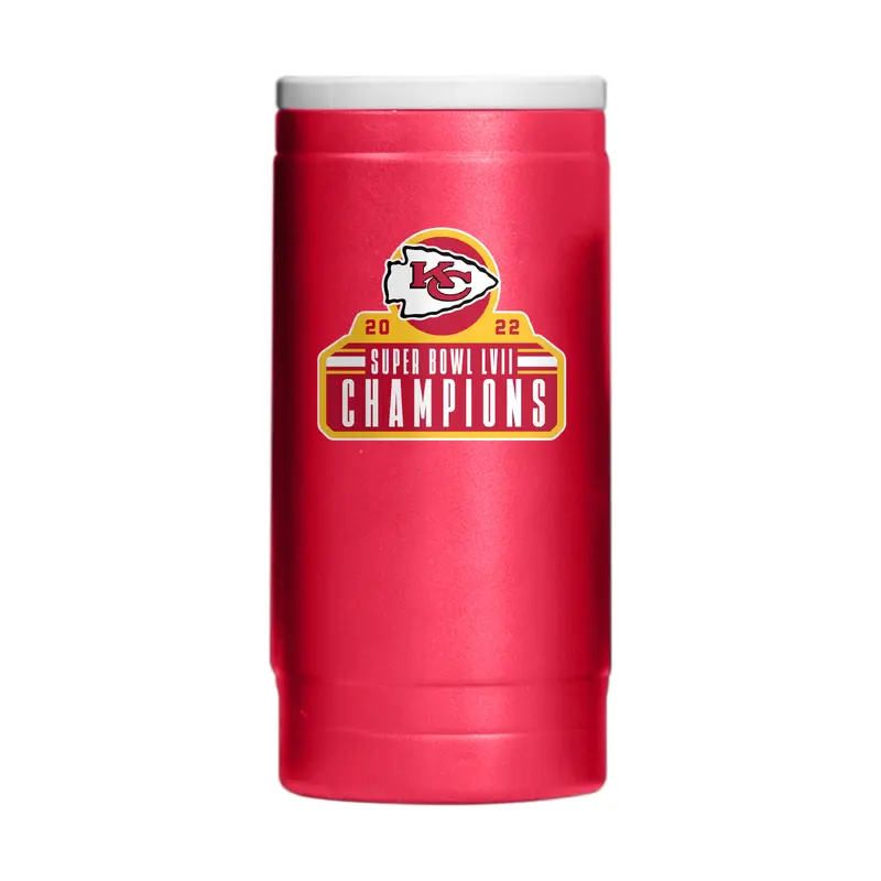 KC Chiefs 12oz SB Champions PC Slim Can Coolie