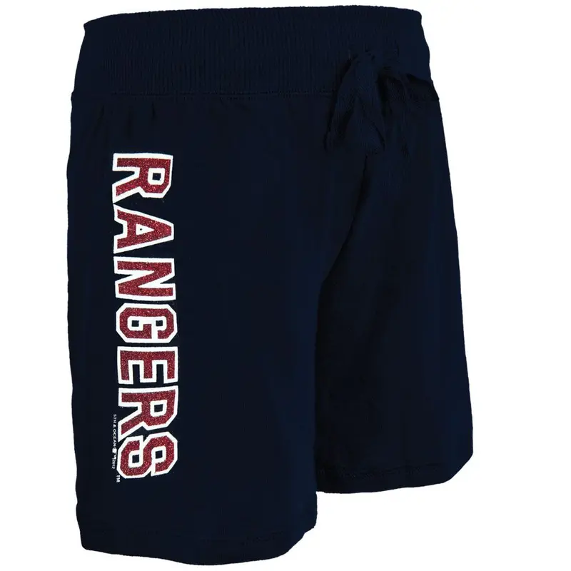 Texas Rangers - Glitter Logo Girls Youth Drawstring Shorts