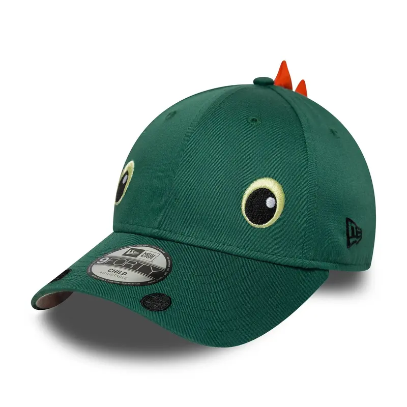 Child New Era Face Green 9FORTY Adjustable Cap