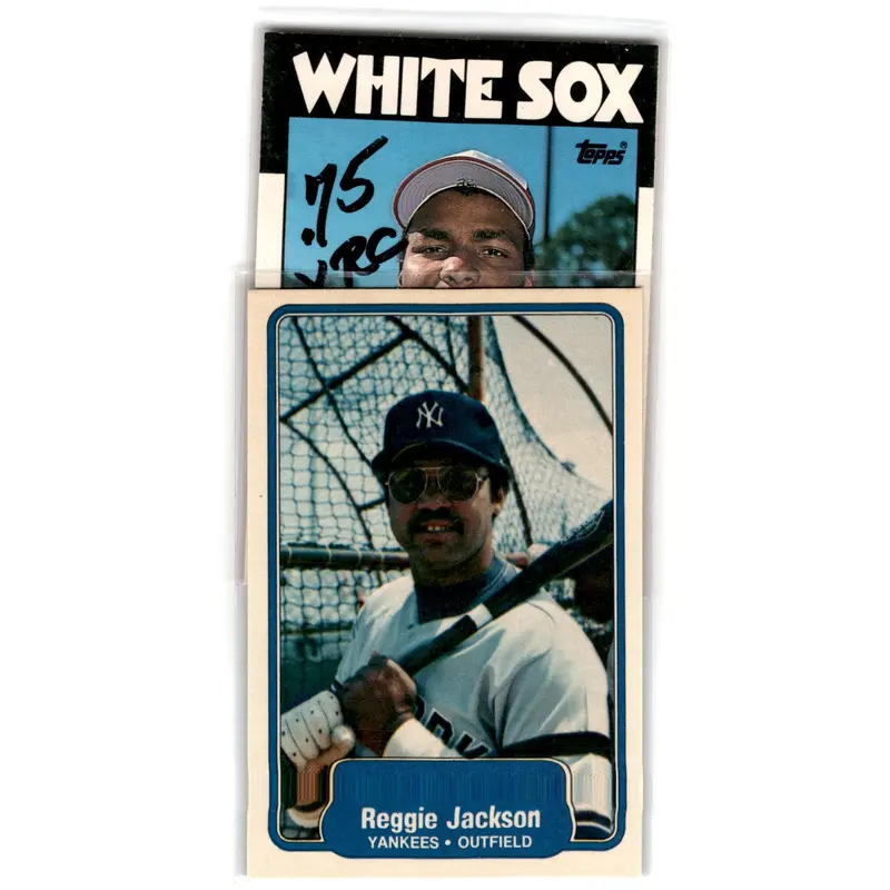 1981 Topps Coca-Cola New York Yankees Promo Reggie Jackson #2
