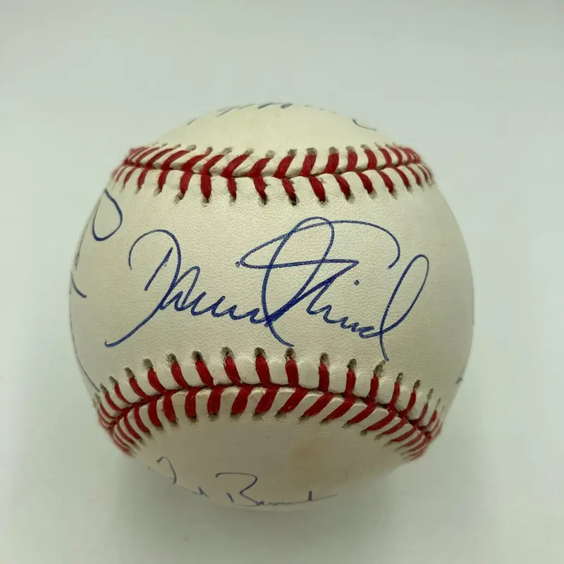 1993 Colorado Rockies Inaugural Season Opening Day Lineup Signed Baseball JSA